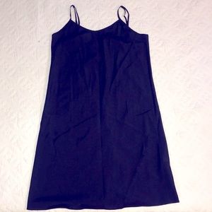Nanette Lepore Navy Blue Silk Chemise sleep wear